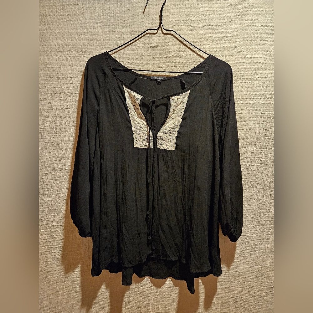 Monteau Women's shirt, M, black